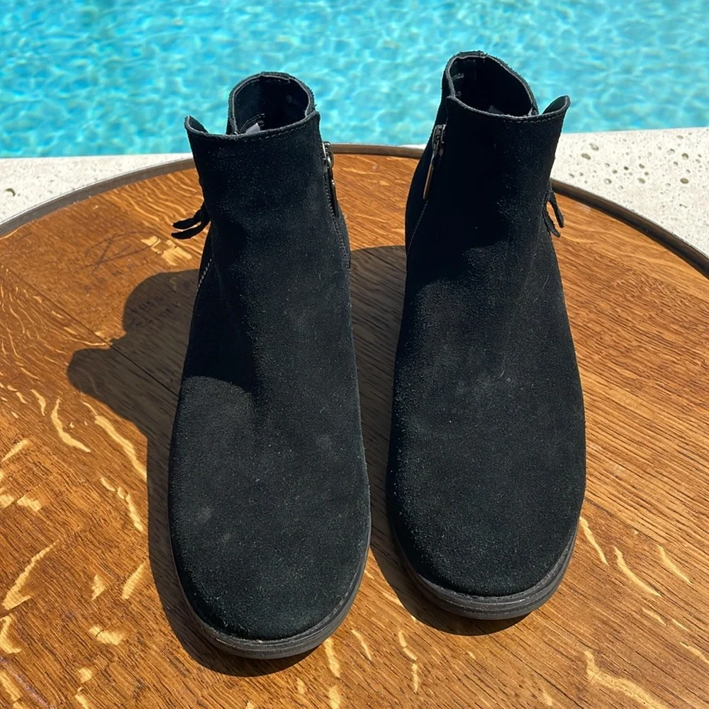 Blonco | Linda Waterproof Suede Black Boots | Size 9